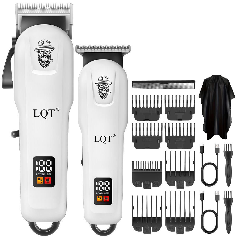 Men'S Grooming Set - LQT 2-teiliges Haarschneidegerät, Elektrischer Haarschneider für