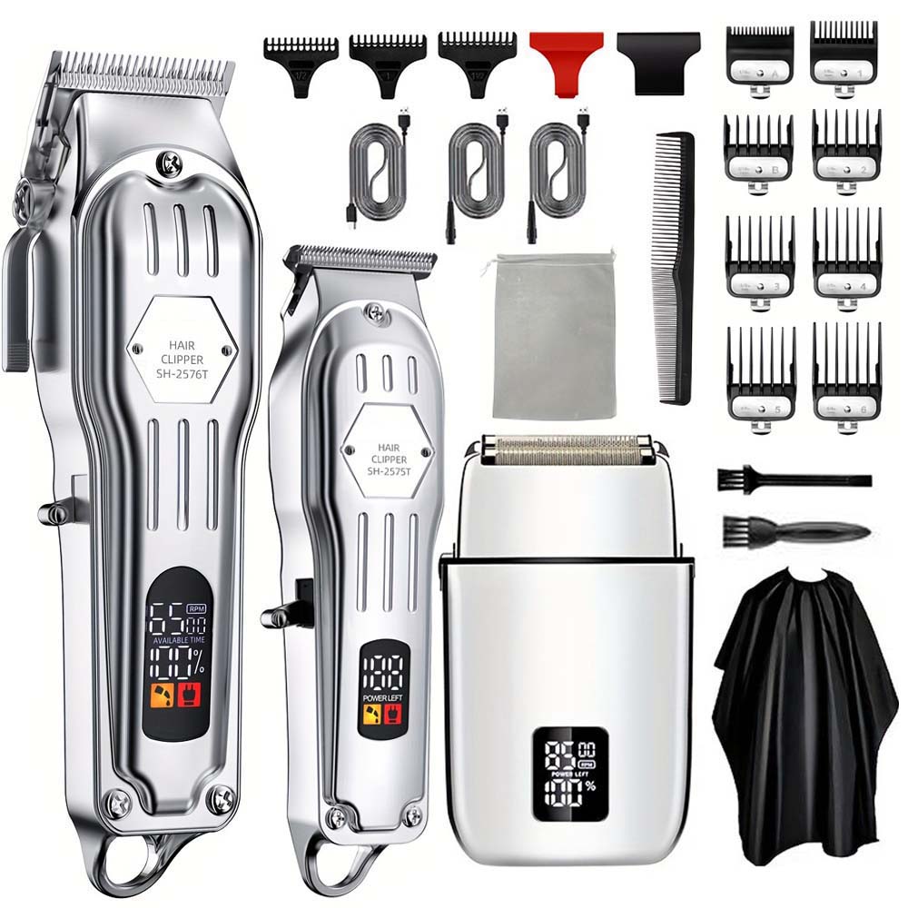 Men'S Grooming Set - Professionelles Haarschneide- und Trimmer-Set für Männer