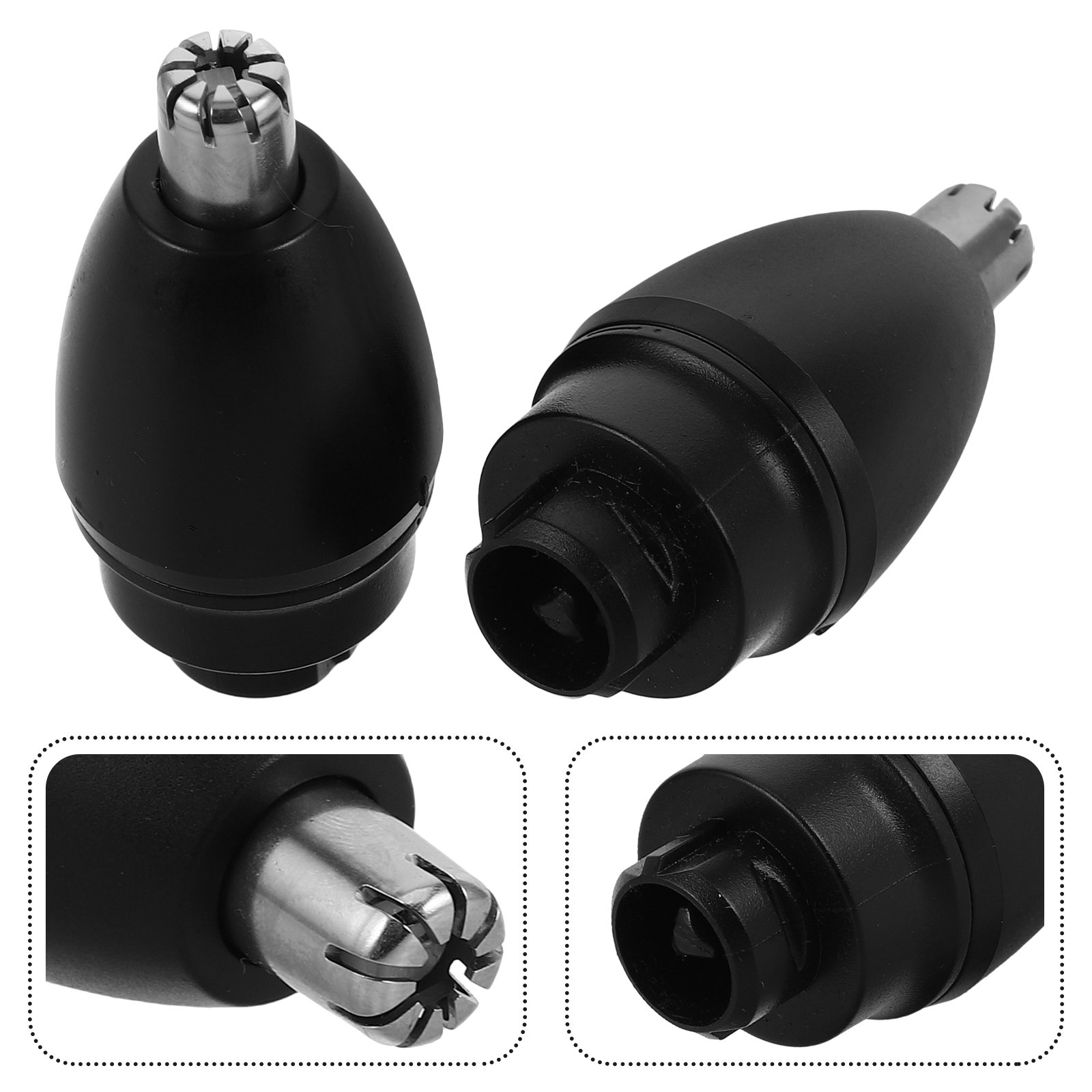 Men'S Grooming Nose Hair Trimmer - 2 Stück Ersatz-Nasenhaarschneiderköpfe Universell Passend Sicherer
