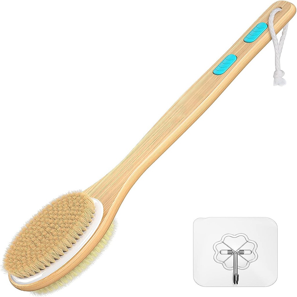 Exfoliating Scrub Mens - Rückenschrubber für die Dusche, Duschbürste mit