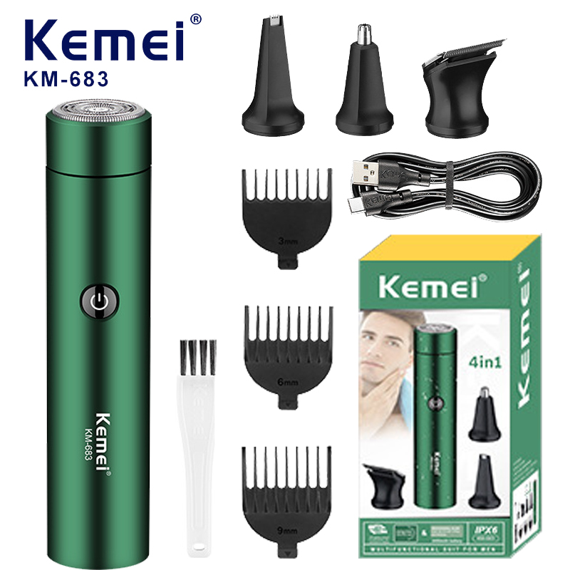 Men'S Grooming Nose Hair Trimmer - 4 in1 wiederauf ladbarer Nasenohr-Haars ch
