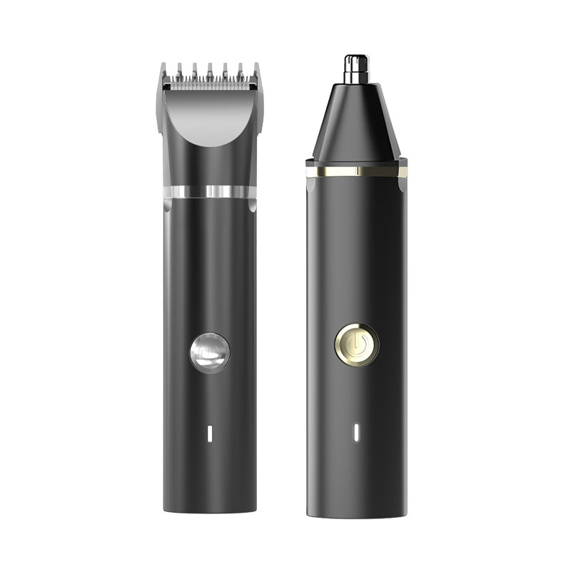 Men'S Grooming Nose Hair Trimmer - Tragbares 2-in-1 Haushalts-Pflegeset mit Hochgeschwindigkeits-Schmerzloser Keramikklinge