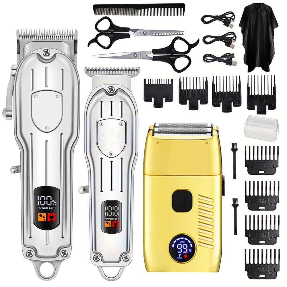 Men'S Grooming Set - Elektrische Haarschneidemaschine und Rasierer für Männer,