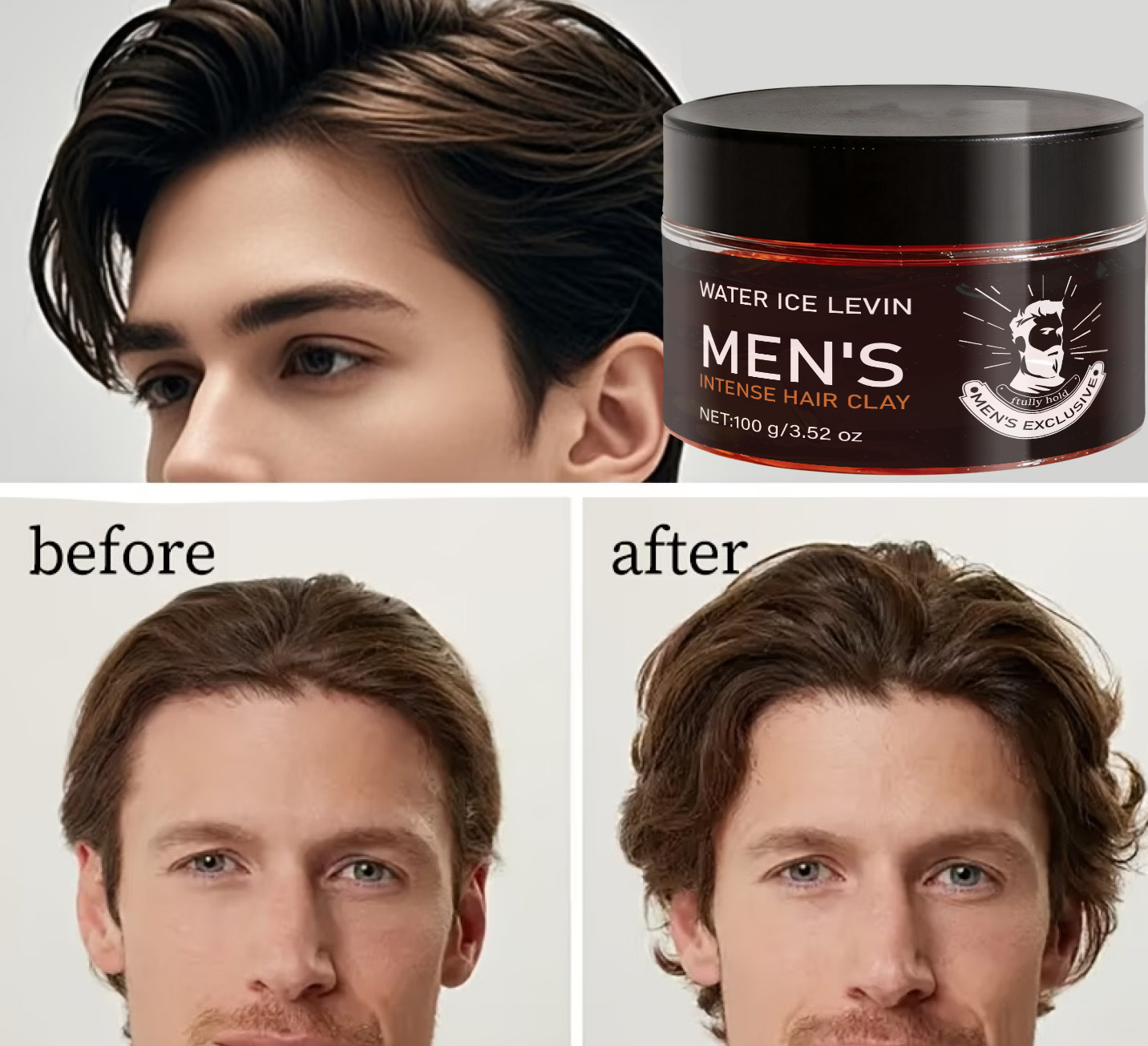 Herren-Haarclay mit Biotin & K – Pomade Hair Clay Bewertung und Preis
