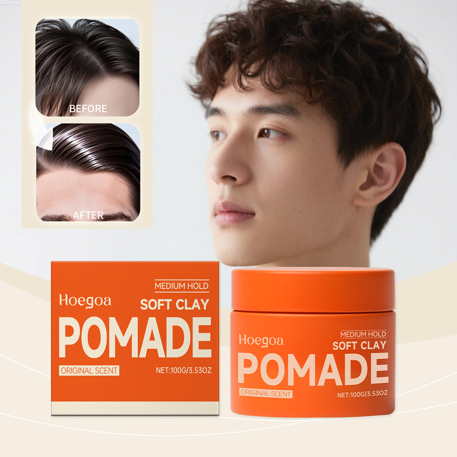 Original Haarwachs, langlebige – Pomade Hair Clay Bewertung und Preis
