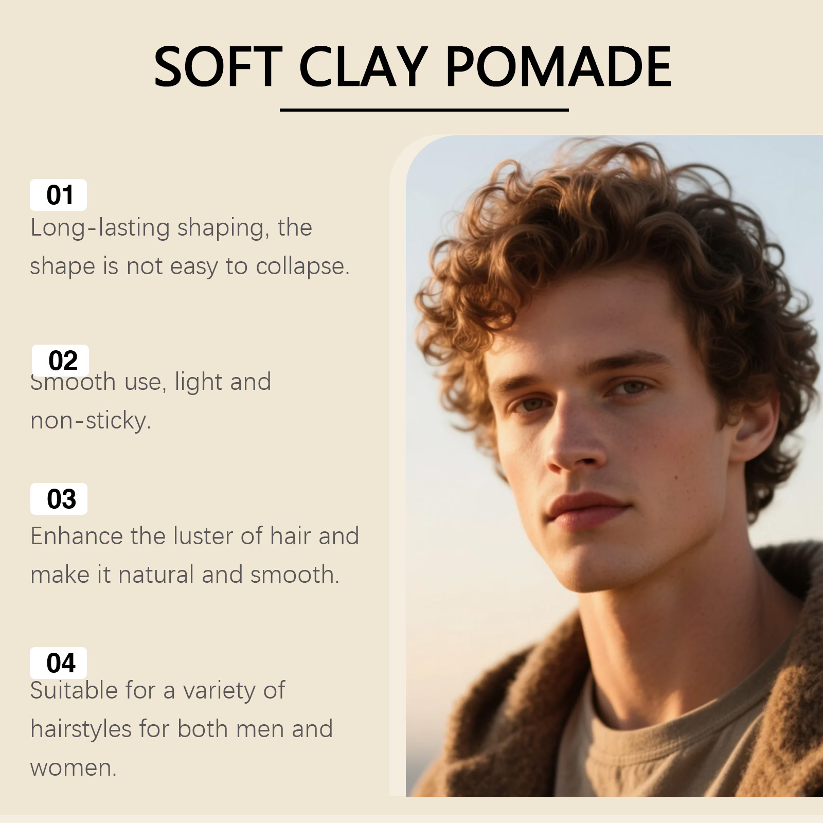 Original Haarwachs, langlebige – Pomade Hair Clay Bewertung und Preis