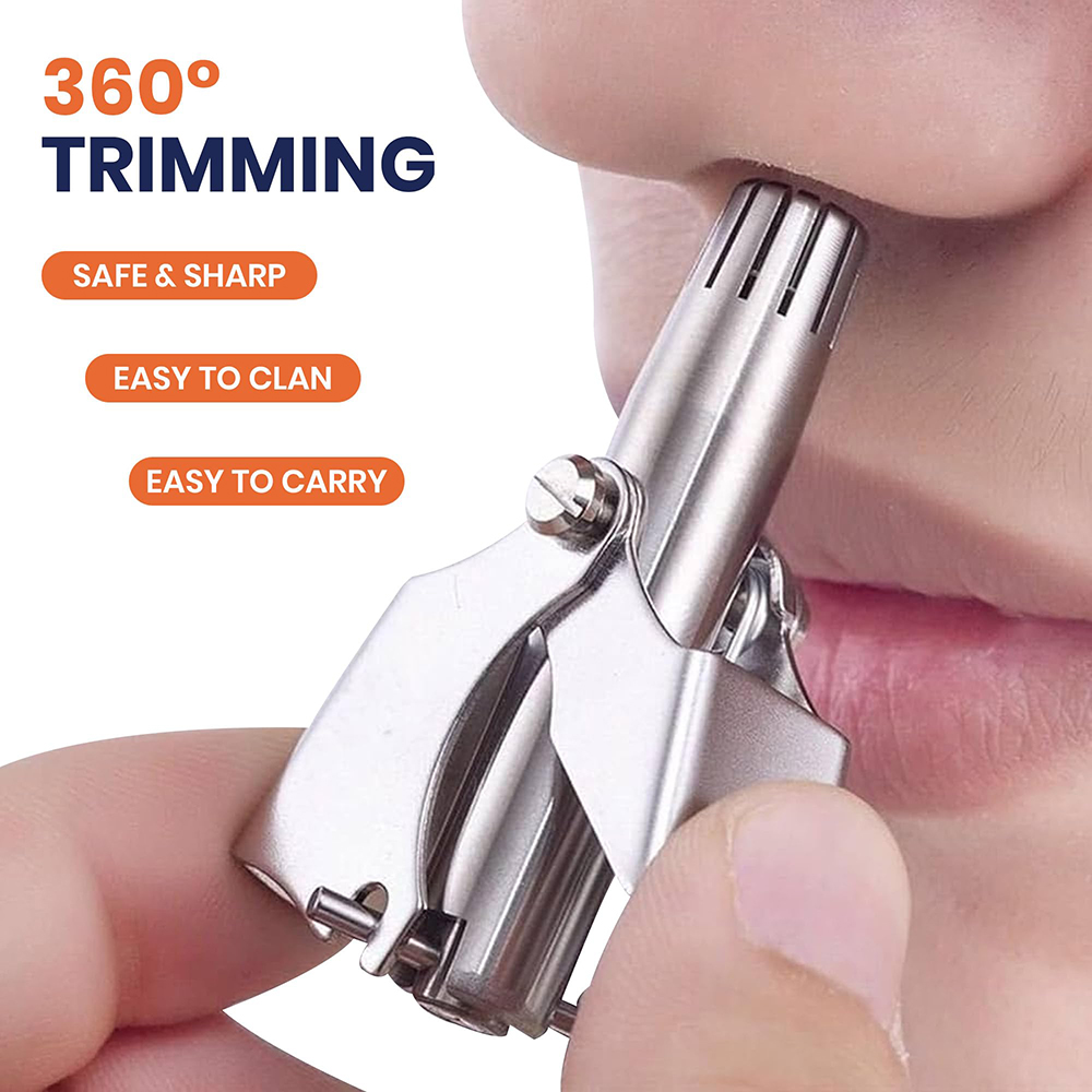 Tragbarer manueller Nasen- und – Men'S Grooming Nose Hair Trimmer Bewertung und Preis
